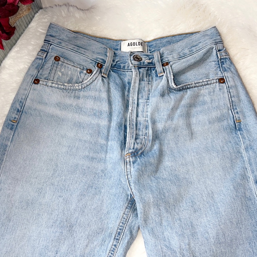 🆕AGOLDE Riley High Rise Straight Crop Jean - Picture 6 of 10